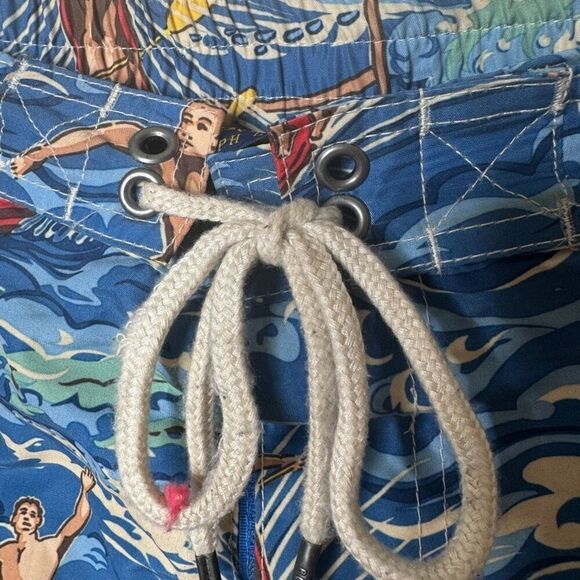 Polo Ralph Lauren Shorts Mens 4XB Tropical Pattern Street Style Swimwear Surfers - Picture 4 of 11